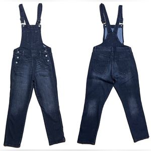 Old Navy Skinny Overalls In Washed Black Sz 4 Petite